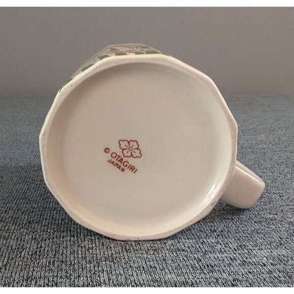 Otagiri Pink Iris Flower Mug, Cloisonne Style - Picture 3 of 3